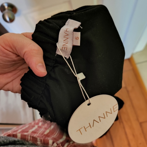 NWT Thanne Linen & Cotton Dress with Cutouts and Open Back ๐ Sz 6 - Picture 6 of 6